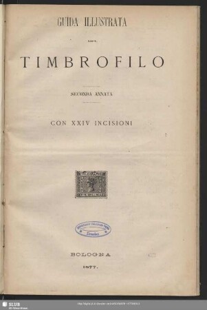 2.1877: Guida illustrata del timbrofilo