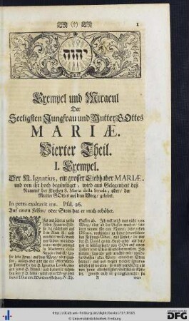 Vierter Theil.