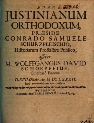 Justinianum Orthodoxum