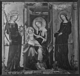 Die Heiligen Katharina, Maria mit Kind und Margaretha