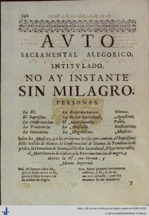 No ay Instante sin Milagro.