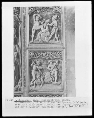 Altar der 11000 Jungfrauen: Marter der Heiligen Apollonia und Christina