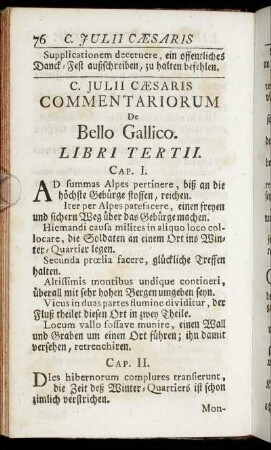 Libri Tertii. /Cap.I. - Cap.XXIX.