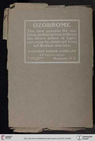 Eastman Kodak Company [Ozobrome Prints, back cover verso]