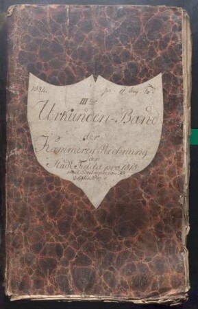 IX A 1 - Alte Stadtrechnungen (1818)