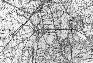 Ruhland-Arnsdorf. Reichskarte, 1:100.000, Einheitsblatt Nr. 89, 1922