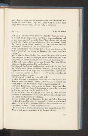 Merde Wort der Wörter