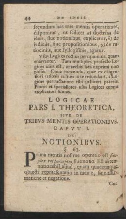 Caput I. De Notionibus