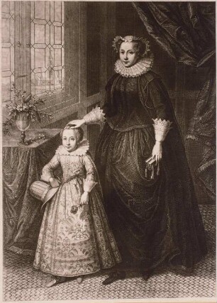 Bildnis Maria Stuart mit ihrem Sohn Jakob