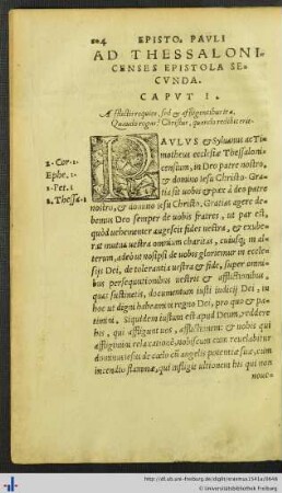 Ad Thessalonicenses Epistola Secunda.