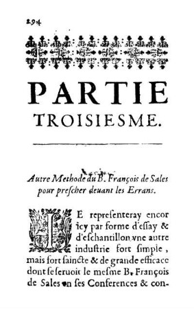Partie Troisiesme