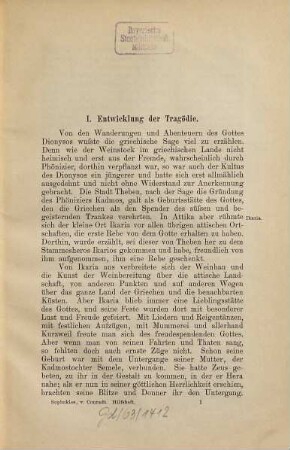 Tragödien : Hrsg. v. Carl Conradt, 4