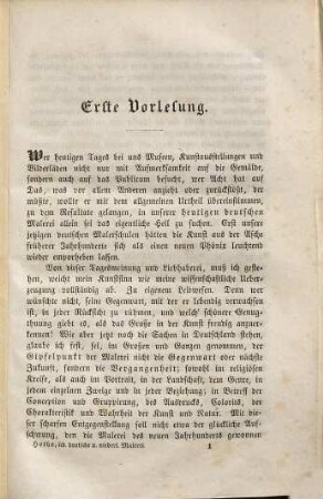 Geschichte der deutschen und niederländischen Malerei : eine öffentliche Vorlesung an der Königlichen Friedrich-Wilhelms-Universität zu Berlin, 1