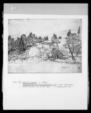 Glasarbeiter Gebirgsdorf II (bei Gablonz)