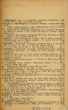 Katalog der Buch- und Antiquariats-Handlung von Theodor Ackermann, Promenadeplatz 10 in München, 353. Entwickelungslehre, Descendenztheorie, ...