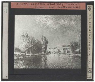 Sisley, Der Loing bei Moret (Potsdam Mus.Barb.)