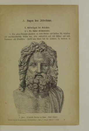 A. Sagen des Altertums
