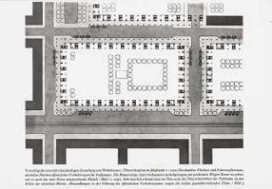 Arkadenblock: Grundriss Erdgeschoss und Beschreibung