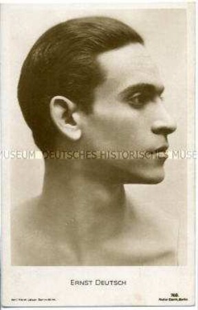 Porträt des Schauspielers Ernst Deutsch