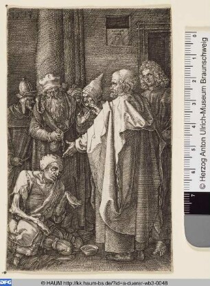 Petrus und Johannes heilen den Lahmen