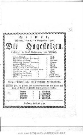Die Hagestolzen