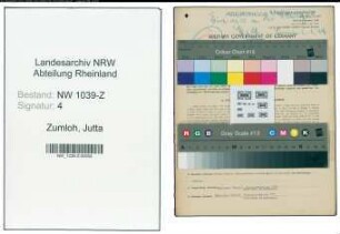 Entnazifizierung Jutta Zumloh , geb. 08.03.1895 ()