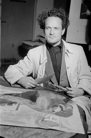 Porträt des Bühnenbildners Heinrich Kilger : Porträt von Heinrich Kilger