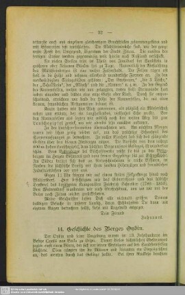 14. Geschichte des Berges Oybin