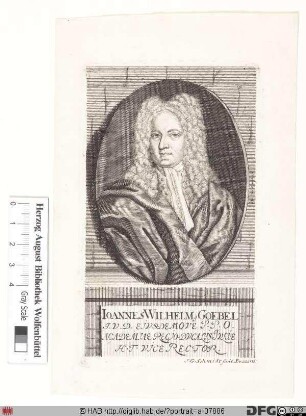 Bildnis Johann Wilhelm Göbel (1730 von)