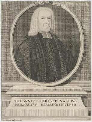 Bildnis des Iohannes Albertvs Bengelivs