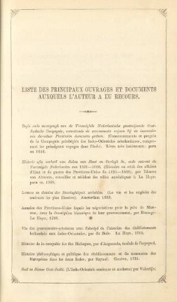 List des principaux ouvrages et documents auxquels l'auteur a eu recours