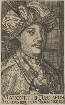 Bildnis von Mahomet IIII., Sultan des Osmanischen Reiches