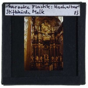 Melk, Stift Melk : Hochaltar, Stiftkirche St. Petrus und Paulus