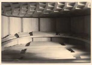 Philharmonie, Berlin-Wilmersdorf: Modell Innenraum