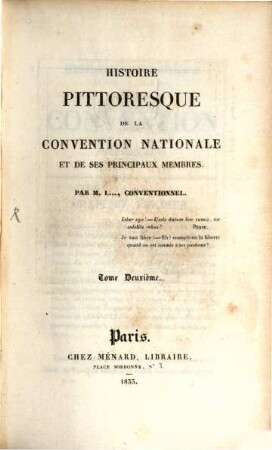 Histoire pittoresque de la convention nationale et de ses principaux membres, 2