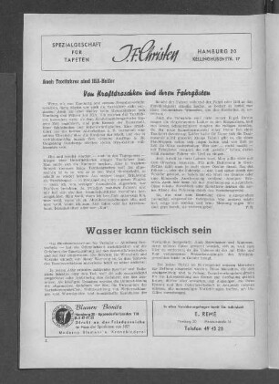 Wasser kann tükisch sein