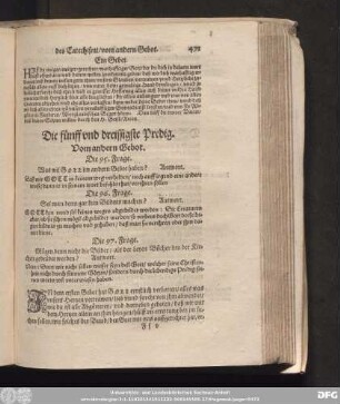 Die fünff und dreissigste Predig.