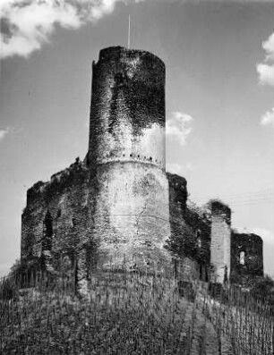 Bernkastel-Kues. Ruine der Burg Landshut (um 1280-1320, Zerstörung 1693)