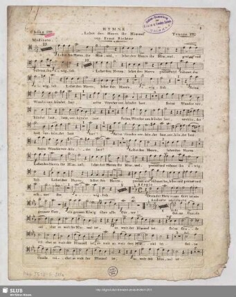 Choro I.mo Tenore I.mo
