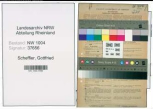 Entnazifizierung Gottfried Scheffler , geb. 01.12.1888 (Polizist)