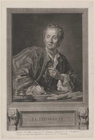 Bildnis des D. Diderot