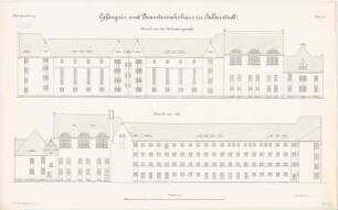 Landgericht und , Halberstadt Gefängnis: Aufrisse 1:100