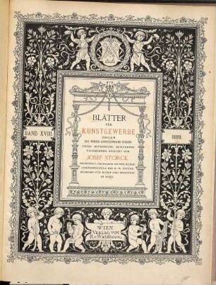 Blätter für Kunstgewerbe. 18. 1889