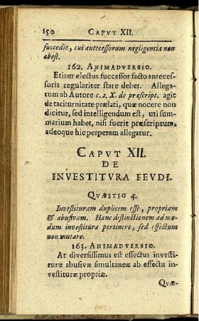 Caput XII. De investitura feudi.