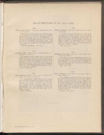 Erläuterungen zu Nr. 1579 - 1584: