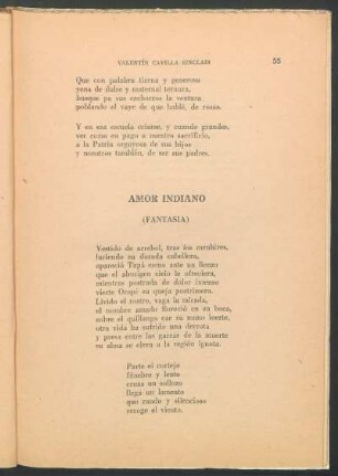 Amor indiano : (Fantasía)