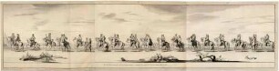 Kopf des Einzuges Maria Josephas mit den Postoffizieren 1719 in Dresden