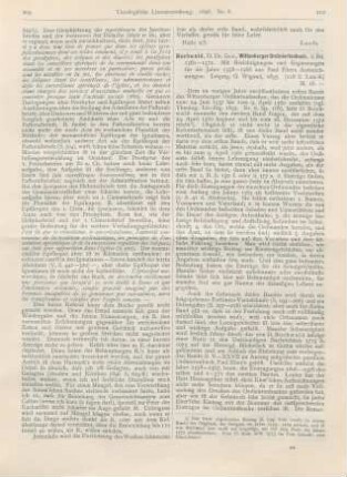210-211 [Rezension] Buchwald, Georg, Wittenberger Ordiniertenbuch. 2. Bd. : 1560-1572