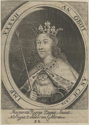 Bildnis von Margareta, Königin von Dänemark