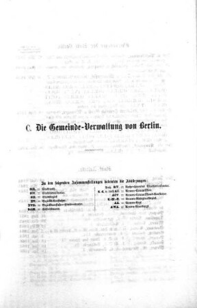 C. Die Gemeinde-Verwaltung von Berlin